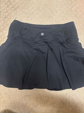 Women’s Black Athleta Skirt with Built-In Shorts